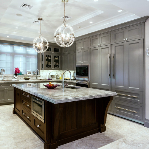 6 Design Ideas For Gray Kitchen Cabinets, What Kitchen Color Goes With Grey Cabinets